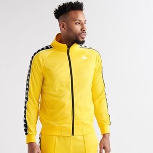 kappa 222 banda anniston jacket yellow